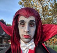 Michael Lopetrone dressed as Dracula